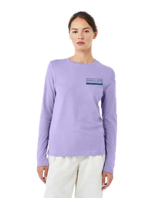 B6500 Bella + Canvas Ladies' Jersey Long-Sleeve T-Shirt (Dark Lavender)