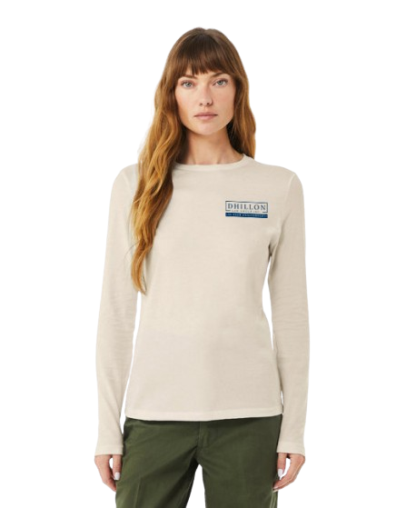 B6500 Bella + Canvas Ladies' Jersey Long-Sleeve T-Shirt (Heather Dust)