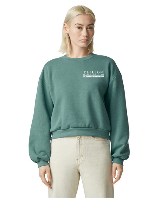 RF494 American Apparel Ladies' ReFlex Fleece Crewneck Sweatshirt (Arctic)